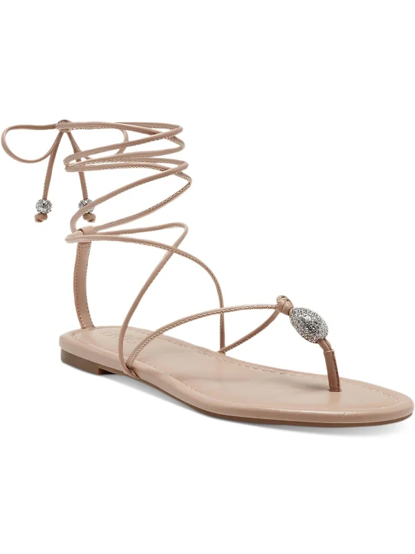 AMILLE Womens Open Toe Strappy Flatform Sandals