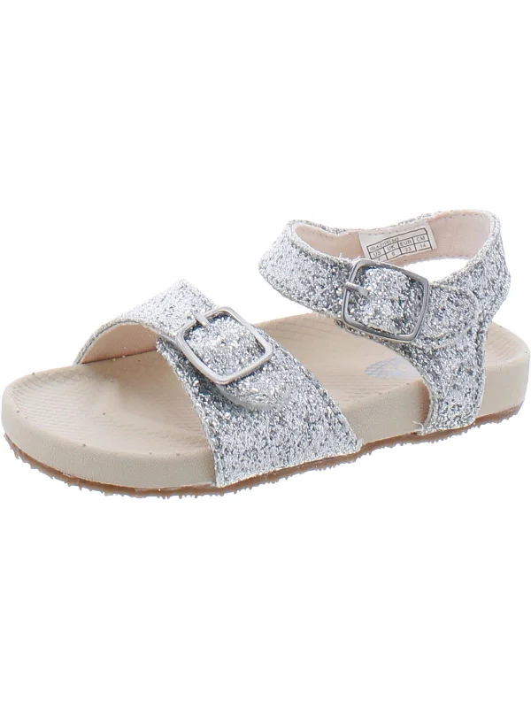 Isla Girls Toddler Glitter Slingback Sandals