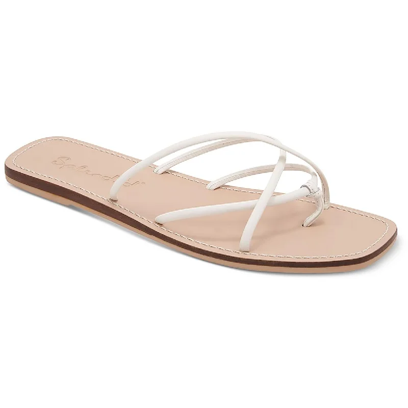 Splendid Womens Leather Flat Thong Sandals