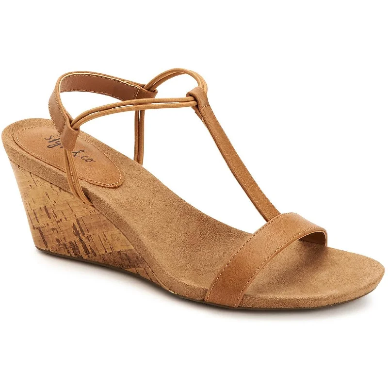 Style & Co. Womens Mulan Dressy Slip On Wedge Sandals