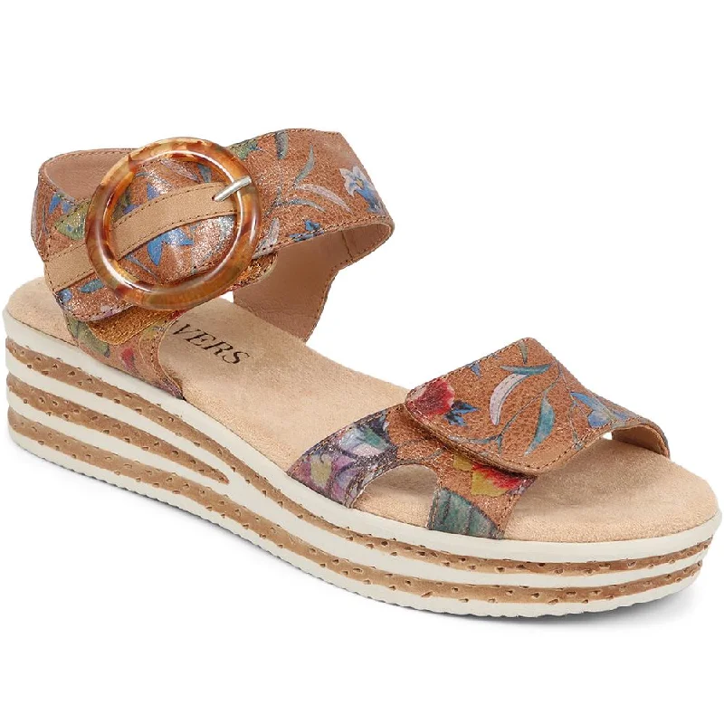 Touch-Fasten Wedge Sandals  - WBINS39033 / 325 232