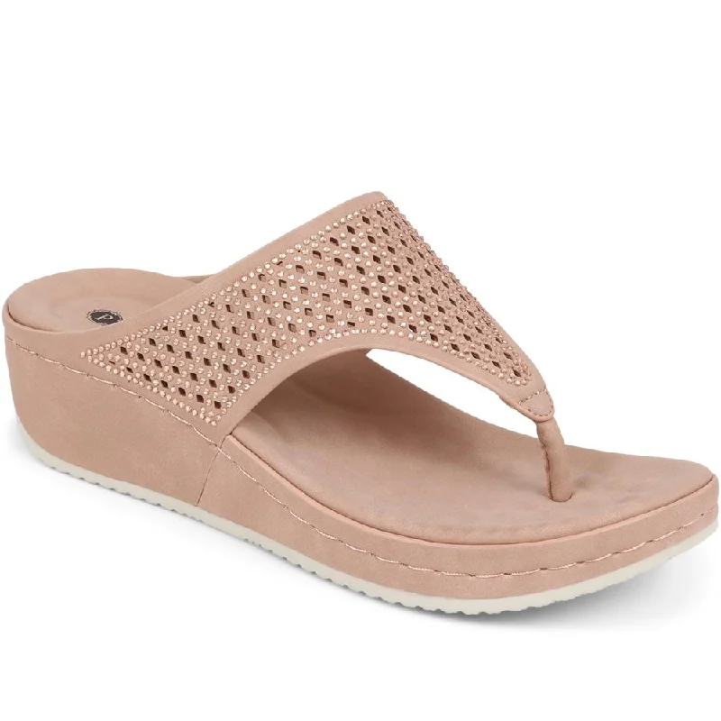 Wedge Toe Post Sandals - BAIZH39085 / 325 560