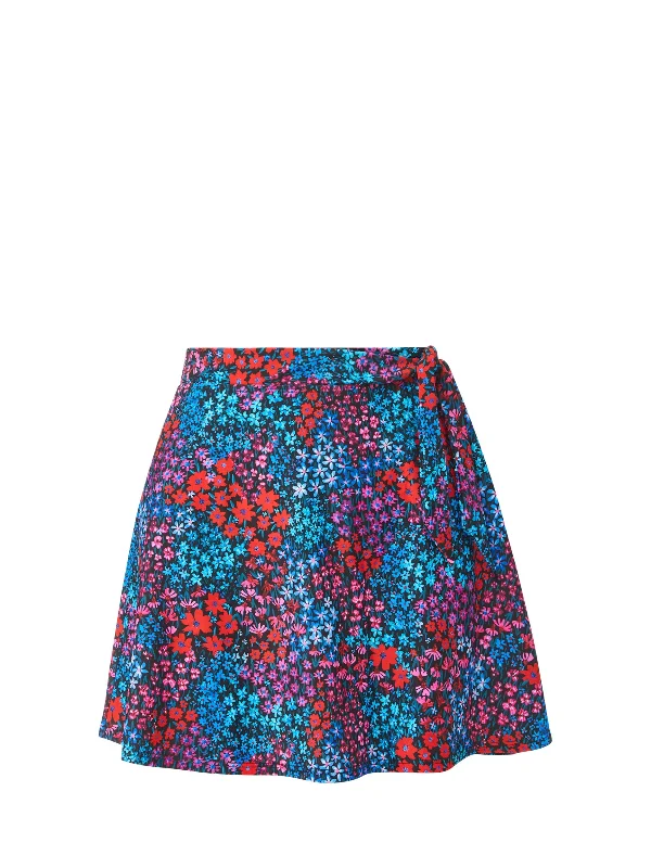 Amy Swim Skirt In Bloom