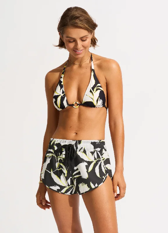 Birds Of Paradise Boardshort - Black