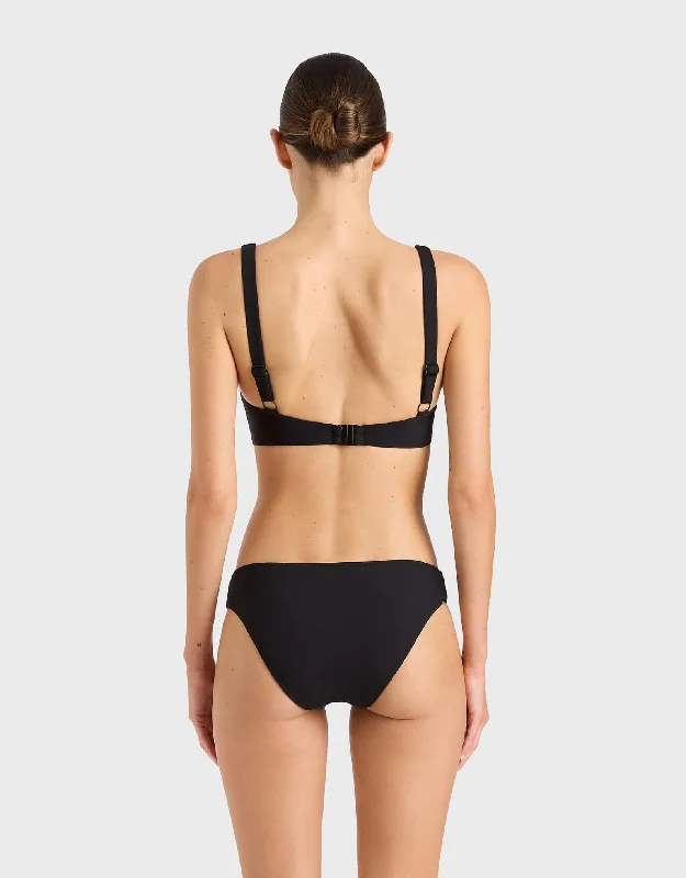 Nadia Bikini Bottom Black