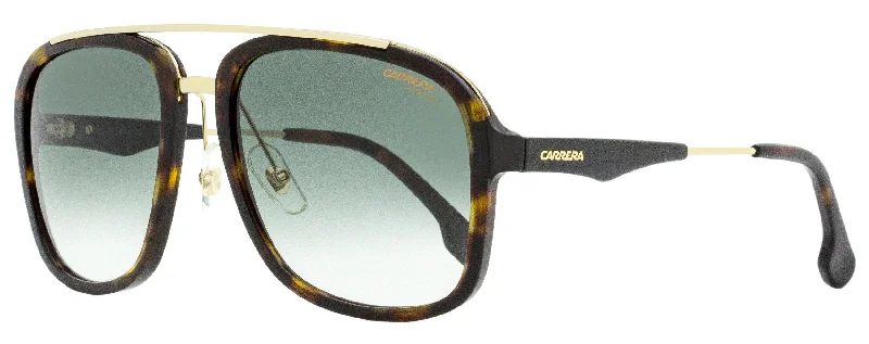 Carrera Men's Square Sunglasses CA133S 2IK9K Havana/Gold 57mm