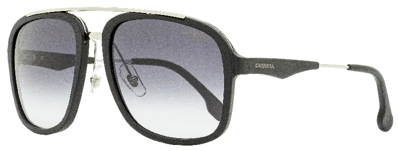 Carrera Men's Square Sunglasses CA133S TI79O Matte Black/Ruthenium 57mm