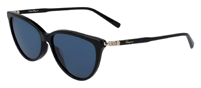 Ferragamo SF 2870S 001 Cat-Eye Sunglasses