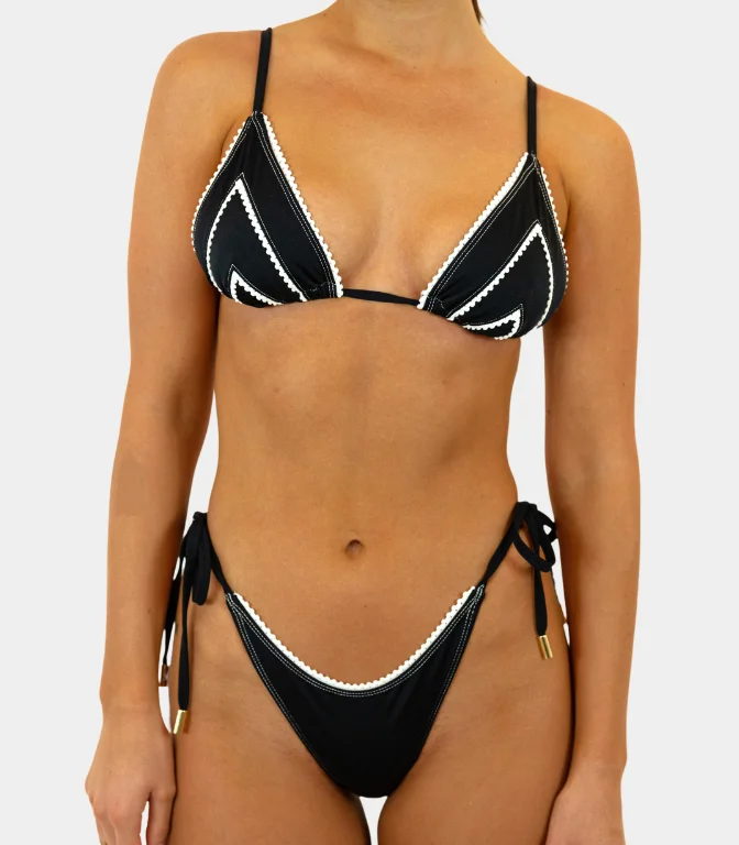 FLORENCE BIKINI TOP - BLACK