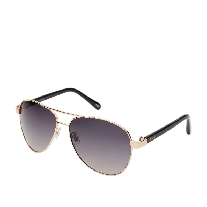 Fossil Women's Aviator Sunglasses