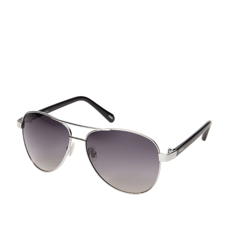 Fossil Women's Aviator Sunglasses