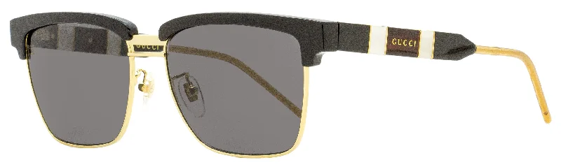 Gucci Men's Square Sunglasses GG0603S 001 Black/Gold 56mm