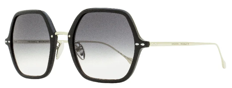 Isabel Marant Women's Loise Sunglasses IM0036S BSC9O Black/Silver 55mm