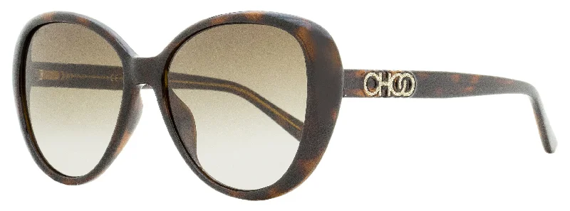 Jimmy Choo Women's Oval Sunglasses Amira/G/S 086HA Havana 57mm