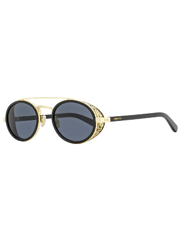 Jimmy Choo Women's Oval Sunglasses Tonie/S 2M2IR Black/Gold 51mm