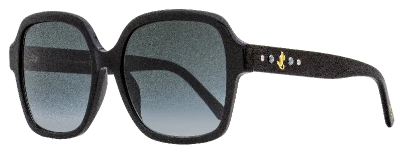 Jimmy Choo Women's Square Sunglasses Rella/G/S 8079O Black 55mm