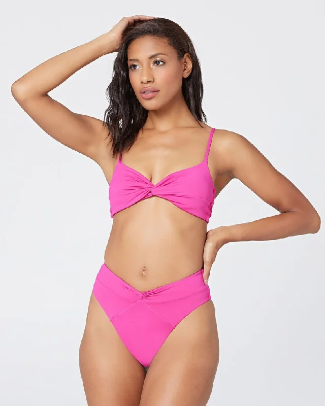 L*SPACE Bougainvillea Ringo Bikini Top