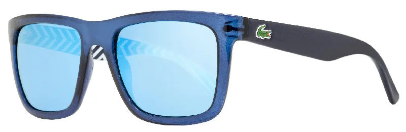 Lacoste Men's Rectangular Sunglasses L750S 424 Blue 54mm