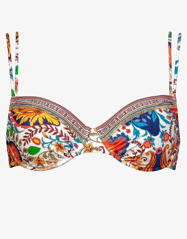 Libertine Underwired Bikini Top Vibrant White