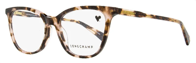 Longchamp Women's Rectangular Eyeglasses LO2694 690 Rose Havana 54mm