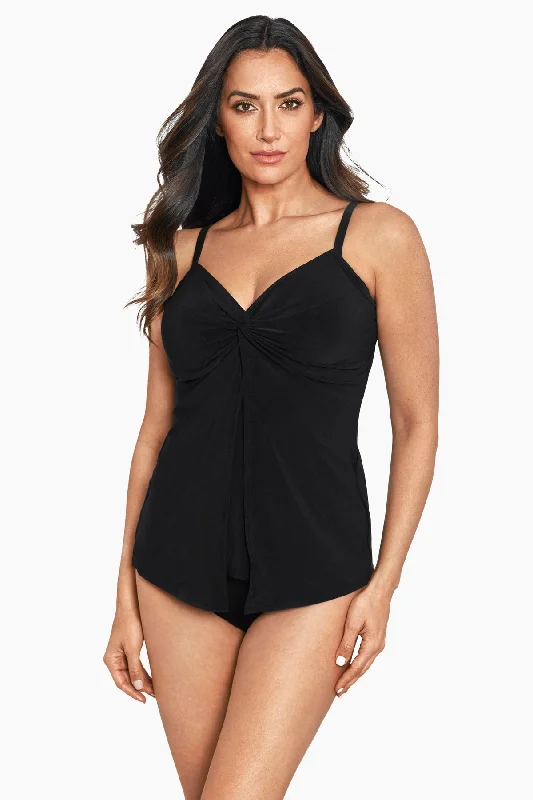 Plus Size Love Knot Tankini Top