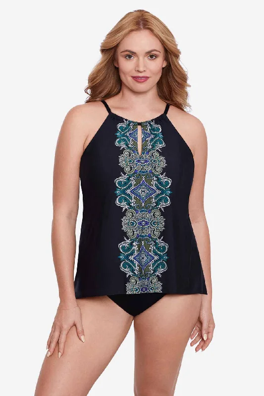 Plus Size Precioso Peephole Tankini Top