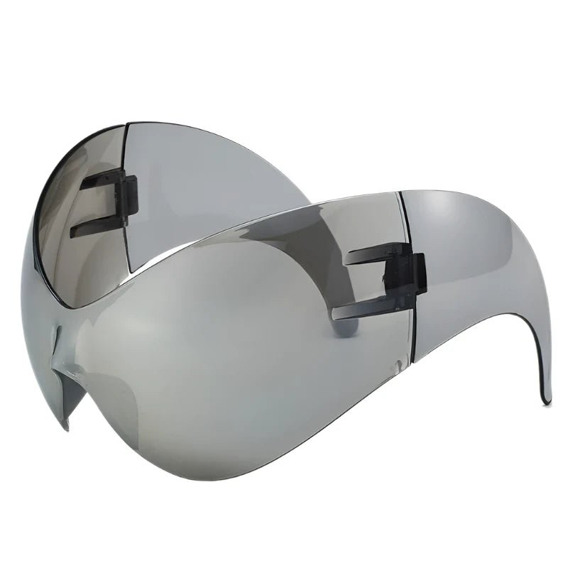 Oversized Y2K Punk Steampunk One-Piece Sunglasses