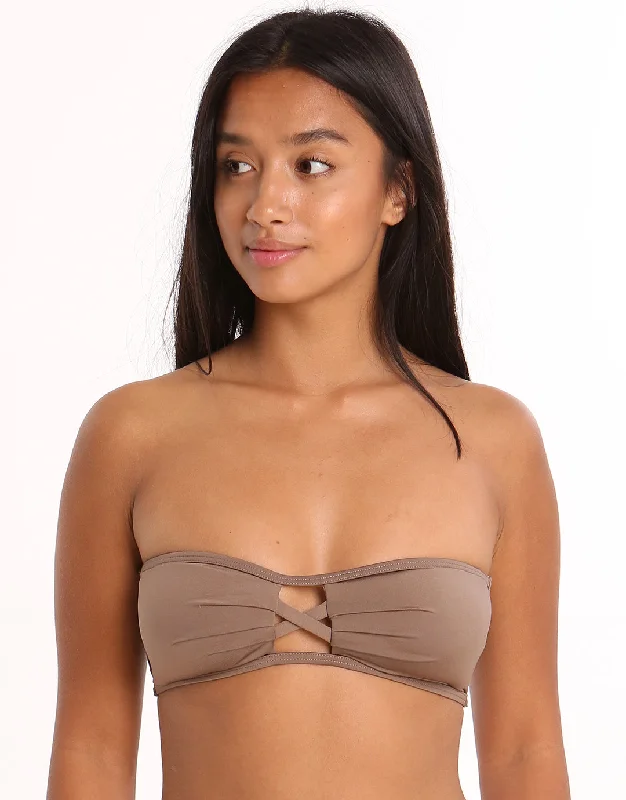 Core Lennox Bandeau Bikini Top - Cubano