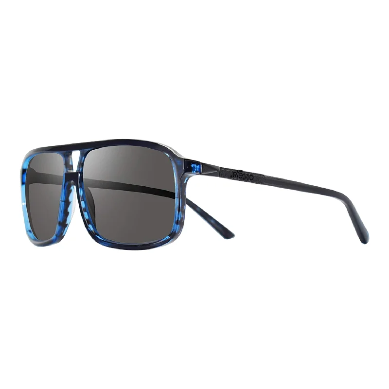 REVO Men's Desert x Jeep Blue Horn Polarized Navigator Sunglasses