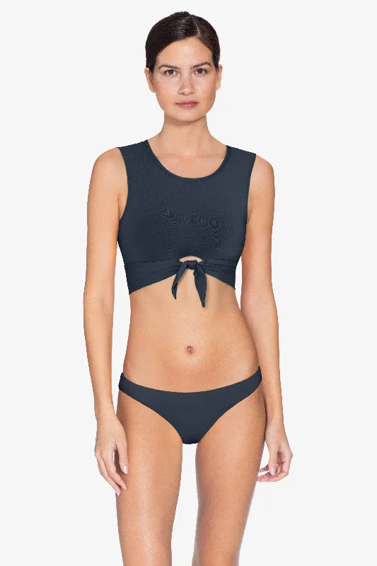 ROBIN PICCONE NAVY AVA TANK BIKINI TOP