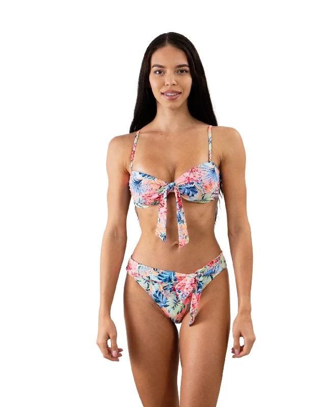 Samba Tie Front Bandeau Top