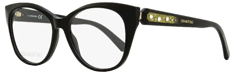 Swarovski Women's Oval Eyeglasses SK5469 001 Black 53mm