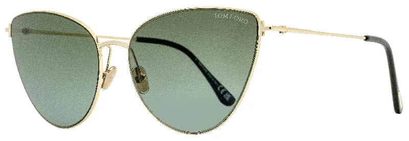 Tom Ford Women's Anais-02 Cat Eye Sunglasses TF1005 28B Gold/Black 62mm