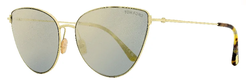 Tom Ford Women's Cat Eye Sunglasses TF1005 Anais-02 32C Gold/Honey Havana 62mm