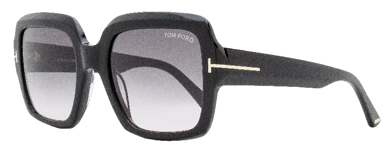 Tom Ford Women's Kaya Sunglasses TF1082 01B Black 54mm