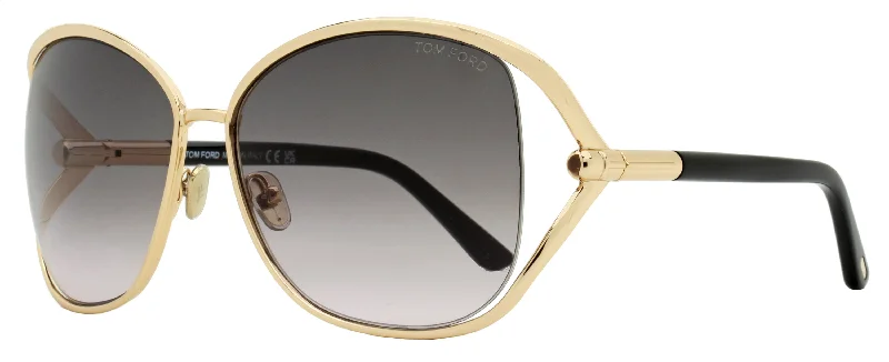 Tom Ford Women's Marta Sunglasses TF1091 28B Gold/Black 62mm